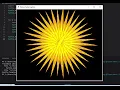 Python Turtle Sun Graphics in a Minute