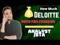 Deloitte BTA Business Technology Analyst Analyst CTC Breakdown Salary Structure Joining Bonus