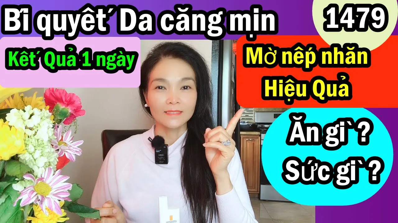 Outline Video Cách Da căng mịn sau 1 đêm mờ nếp nhăn rất đẹp da, sức gì ăn gì, #1479 skin care tips