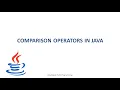 comparison Operator in java comparison Operators in java Hindi