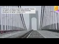New York City s Verrazano Bridge Waves Wearily in the Wind