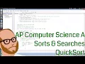 Computer Science AP - Sorts Searches