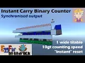 Bedrock Instant Carry Binary Counter - 10gt