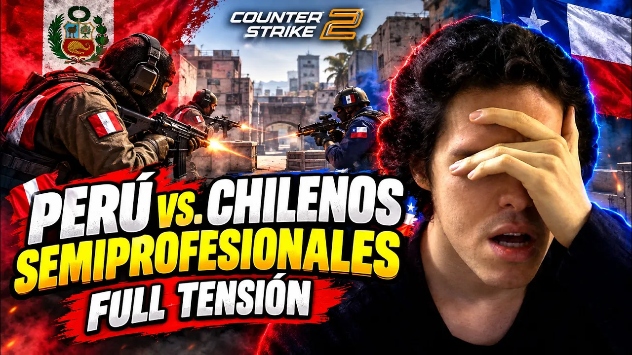 PERÚ vs. CHILENOS SEMIPROFESIONALES, FULL TENSIÓN en CACHE NIVEL ALTO FACEIT#cs2 #counterstrike2