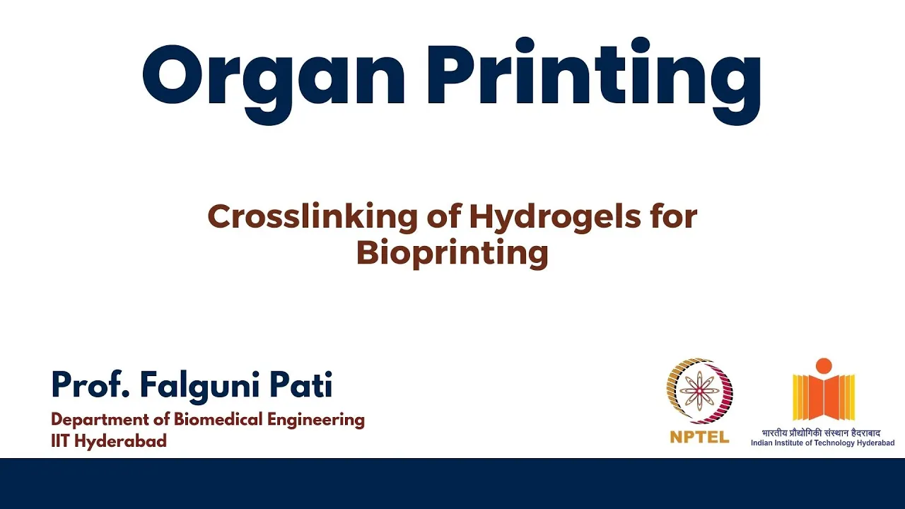 Crosslinking of Hydrogels for Bioprinting