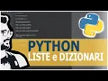 Tutorial PYTHON Liste e Dizionari