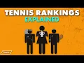 Tennis Rankings Explained