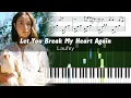 Download Lagu Laufey - Let You Break My Heart Again - Piano Tutorial with Sheet Music
