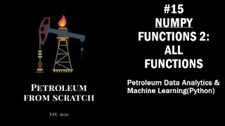 Lecture 15 Numpy 12 Numpy Functions 2 All Functions Data