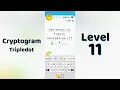 Cryptogram Tripledo Level 11 Solutions Logic Puzzle Game Mini Boss