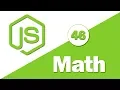 46 - JavaScript Tutorial Math Methods round sqrt pow abs