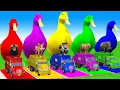 Download Lagu Long Slide Game With Cow Elephant Gorilla Hippopotamus Tiger 3d Animal Game Funny 3d Animals