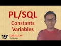 How to create Constants Variable in Oracle 19c Database Server Oracle 19c Tutorial 5