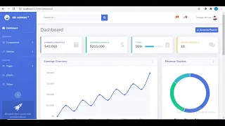 Admin Template Integrate in CodeIgniter -