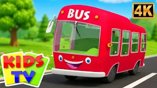Bus Ke Pahiye Ghume Gol, बस के पीछे घूमे गोल, Wheels on the Bus Hindi Rhymes for Babies