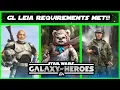GL Leia Requirements Met but I m Wasting Tickets - 8 Weeks of Whaling in Galaxy of Heroes