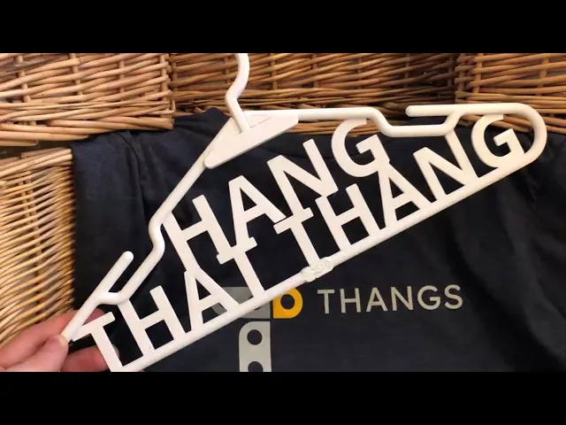 Hanger with Rotating Label video thumbnail