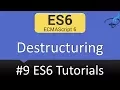 ECMAScript 6 Tutorials - Destructure Array