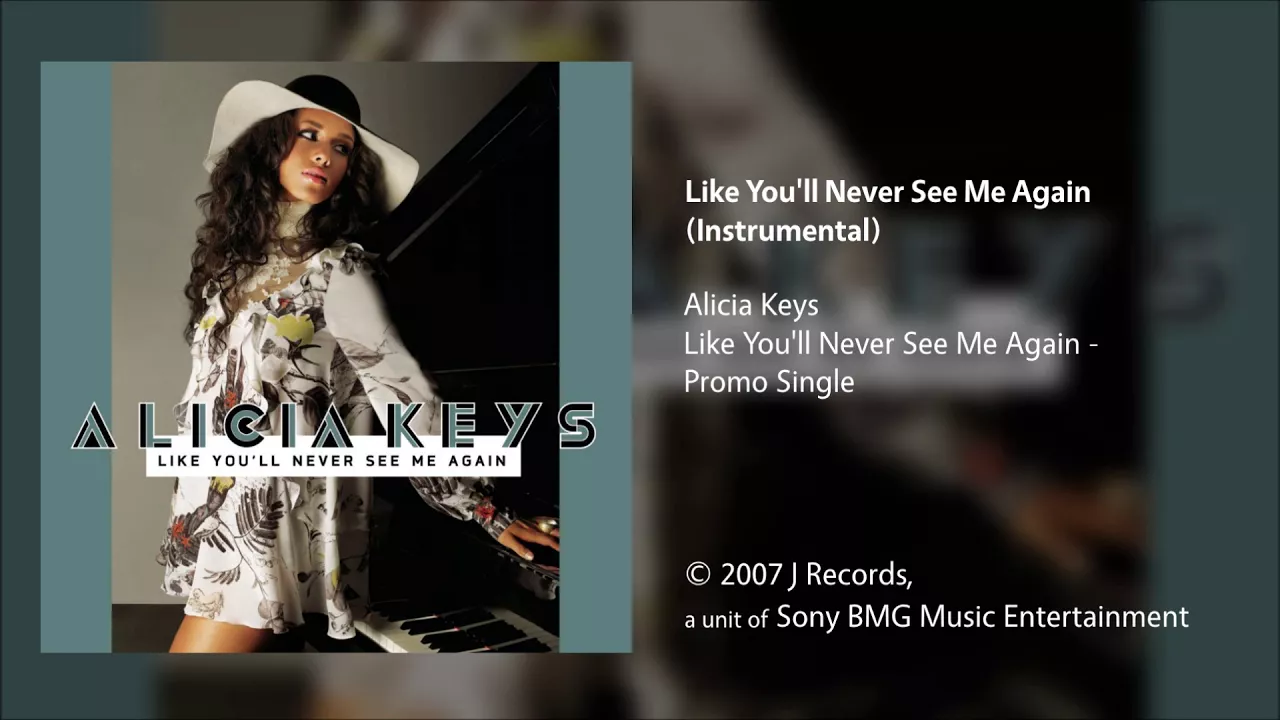 Alicia Keys - Like You'll Never See Me Again (Instrumental)