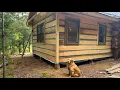Download Lagu Building Alone in the Wilderness | Entrance from the Bedroom to the Log Cabin \u0026 Installing Windows