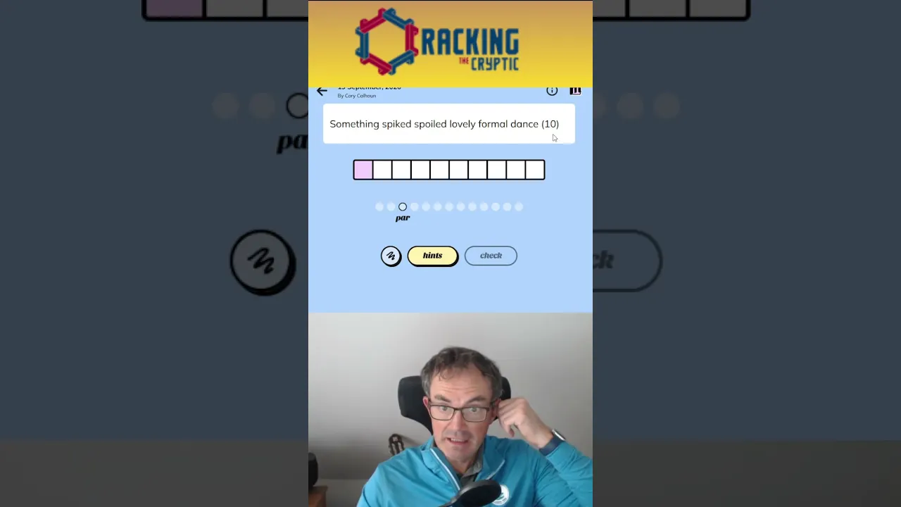 MinuteCryptic in a Minute - 19 September 2026 - Tricky!