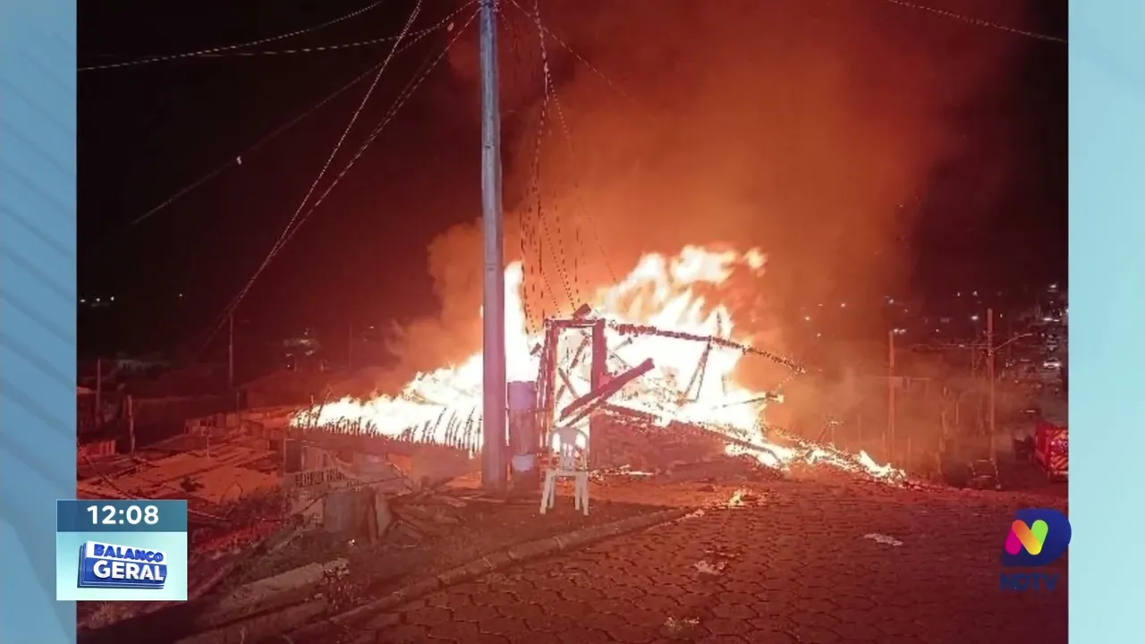 Incêndio Criminoso: Cinco Residências Afetadas em Curitibanos