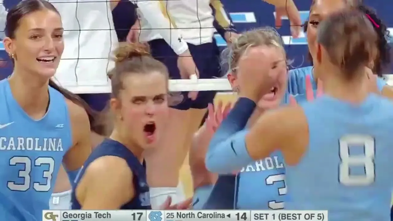 Georgia Tech vs #25 North Carolina | Full Volleyball Match Highlights 2026 | Volleyball Today