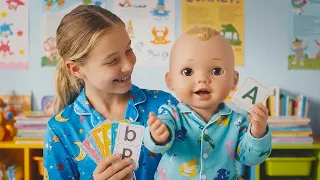 No No Learning ABC  with JJ doll Nursery Rhymes song for kids Like a Cocomelon
