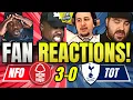 SPURS FANS DISGUSTED REACTIONS TO FOREST 3-0 SPURS! PREMIER LEAGUE FAN REACTIONS