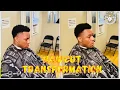 Transformation High taper fade nappy Afro curl brush