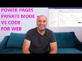 Power Pages Private Sites and VS Code 058