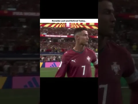 Ronaldo Lost and Retired Today #shorts