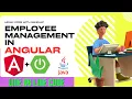 Spring Boot Angular 17 Employee Management Spring Data Learn Code With Sankalp