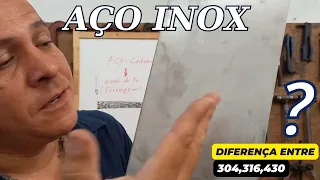 ✅Aço inox ,QUAL A DIFERENÇA entre 304 ,316 e 430 ?