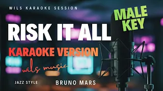  karaoke risk it all bruno mars soul jazz version by wils music male key 