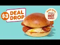 Dunkin Donuts New Mikes Hot Honey breakfast sandwich Food Review