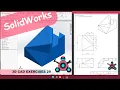 SolidWorks 3D CAD EXERCISES 29 StudyCadCam Solution Tutorial