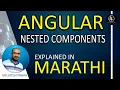 Angular How to create a nested component in Angular use nested component In Marathi