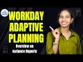 Variance Report in Workday Adaptive Planning Workday Adaptive Planning Variance Report CyberBrainer
