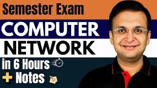 Complete CN Computer Networks in one shot Semester Exam Hindi