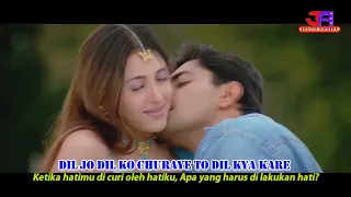 aapki yaad aaye to dil kya kare aapko pehle bhi kahin dekha hai lirik terjemahan indonesia 