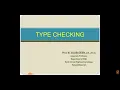 Type Checking