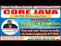 CORE JAVA Online Training DURGASOFT