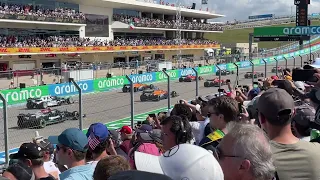 F1 2021 United States Grand Prix start Section MG118 Row 8