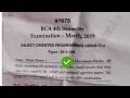 2018 Mdu BCA 4th Sem Reappear C Question Paper