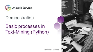 Code Demonstrations - Basic processes in Text-Mining python