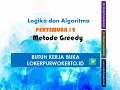 Logika dan Algoritma - Pertemuan 12