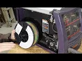 hobart welder 140 installing flux core wire