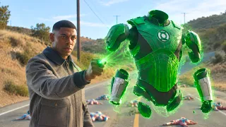 HOMEM recebe o ANEL SUPREMO DOS LANTERNAS que consegue CRIAR QUALQUER ARMA que imaginar