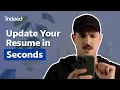 How to Tailor Your Resume for Every Job Instantly with AI Indeed